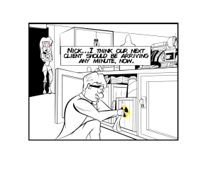 Nick and Kempi Comic Strip # 1 panel # 2