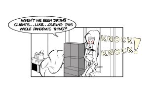 Nick and kempi comic strip # 1 Panel # 4